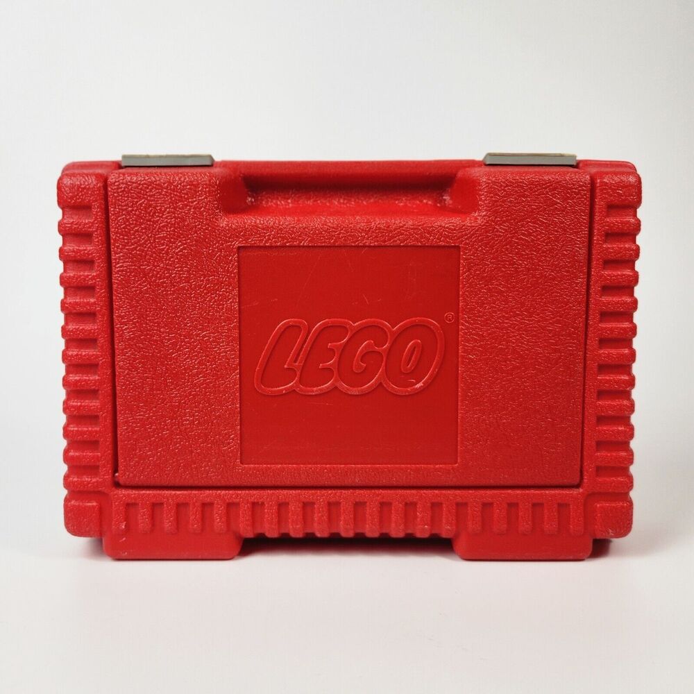 VTG 80s LEGO Storage Case Building Toys Colorful Tote Hardcase AFOL Retro Create